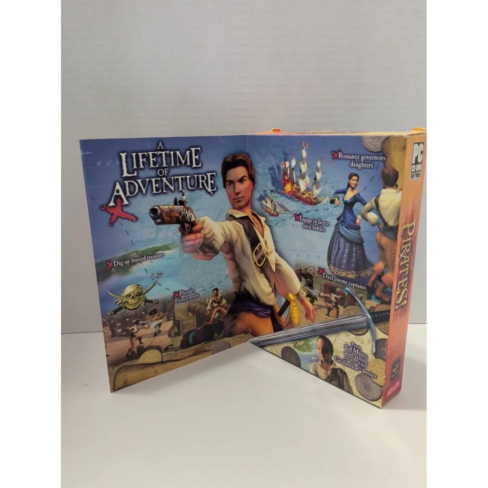 Sid Meier's Pirates! Live the Life PC CD-ROM Strategy Adventure Small Box